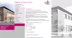 Desktop Screenshot of praxis-bahnmeisterei.de