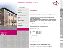 Tablet Screenshot of praxis-bahnmeisterei.de